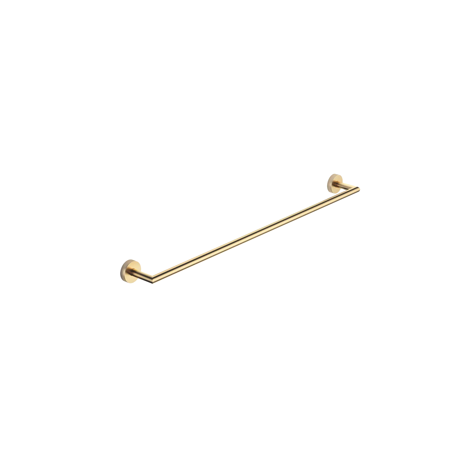 Dornbracht Badetuchhalter SERIENSPEZIFISCH Gold gebürstet PVD, 600x640 mm, Höhe 40 mm, Rosette Ø 40 mm, Ausladung 65 mm