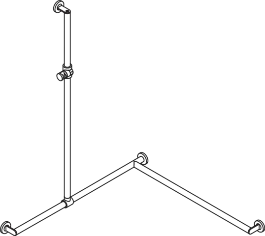 HEWI Haltegriff „System 900“ in Signalweiß HEWI Haltegriff „System 900“ in Signalweiß