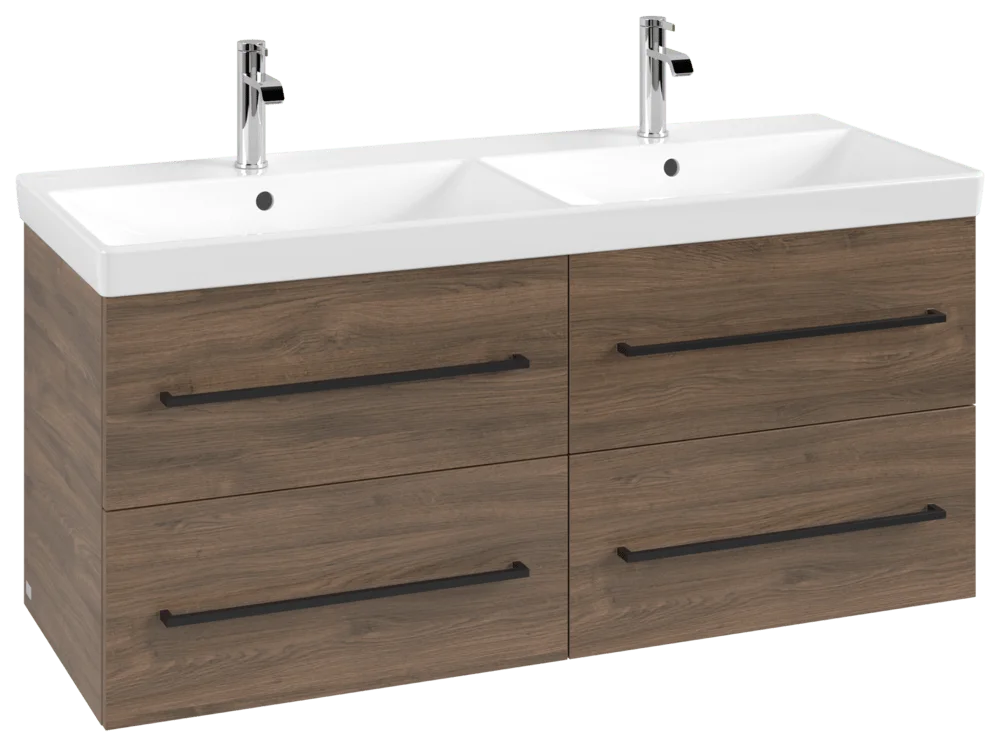 Villeroy & Boch Avento Waschbeckenunterschrank A89310, 1180 x 514 x 484 mm, Eckig, Waschbecken mittig, Arizona Oak Villeroy & Boch Avento Waschbeckenunterschrank A89310, 1180 x 514 x 484 mm, Eckig, Waschbecken mittig, Arizona Oak