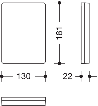 HEWI Installationsmaterial in Reinweiß