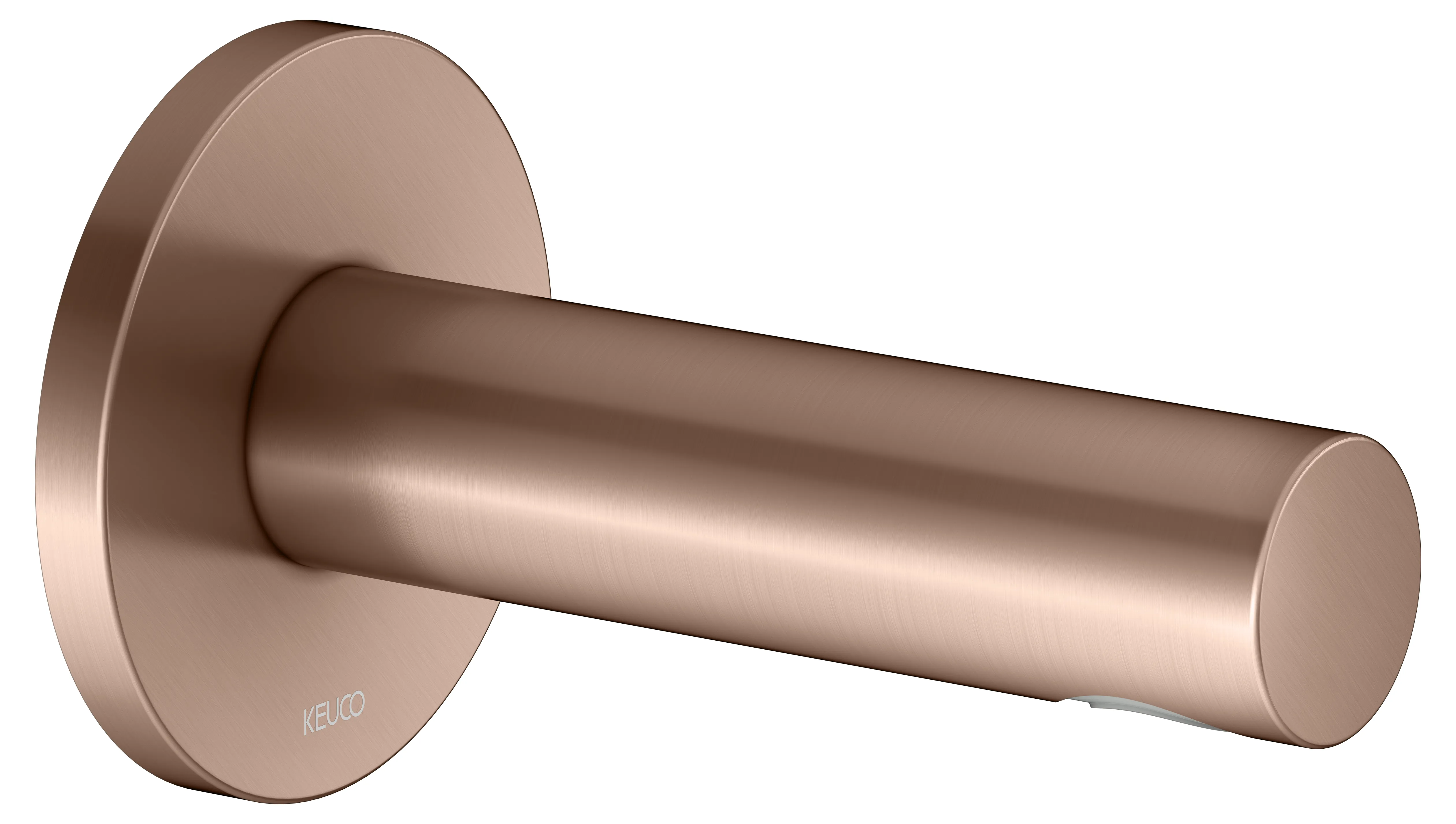 IXMO Wanneneinlauf DN15 Ausladung 130 mm Rotgold gebürstet rund