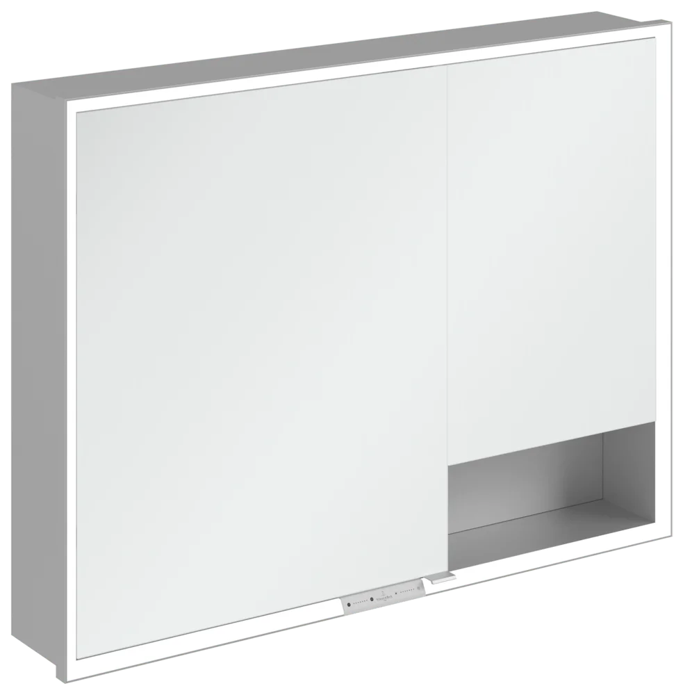 Villeroy & Boch Einbau-Spiegelschrank My View+ A48210, 1000 x 750 x 168 mm, mit Beleuchtung