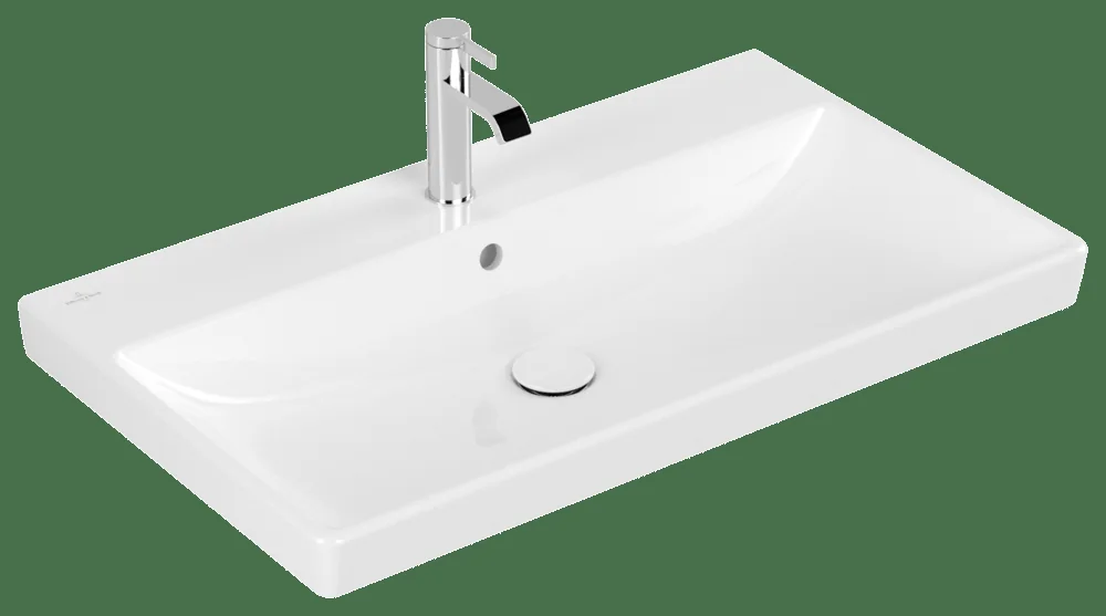 Villeroy & Boch Avento Schrankwaschtisch 800x470mm Rechteck 1HL. mit Überlauf Weiß Alpin Villeroy & Boch Avento Schrankwaschtisch 800x470mm Rechteck 1HL. mit Überlauf Weiß Alpin