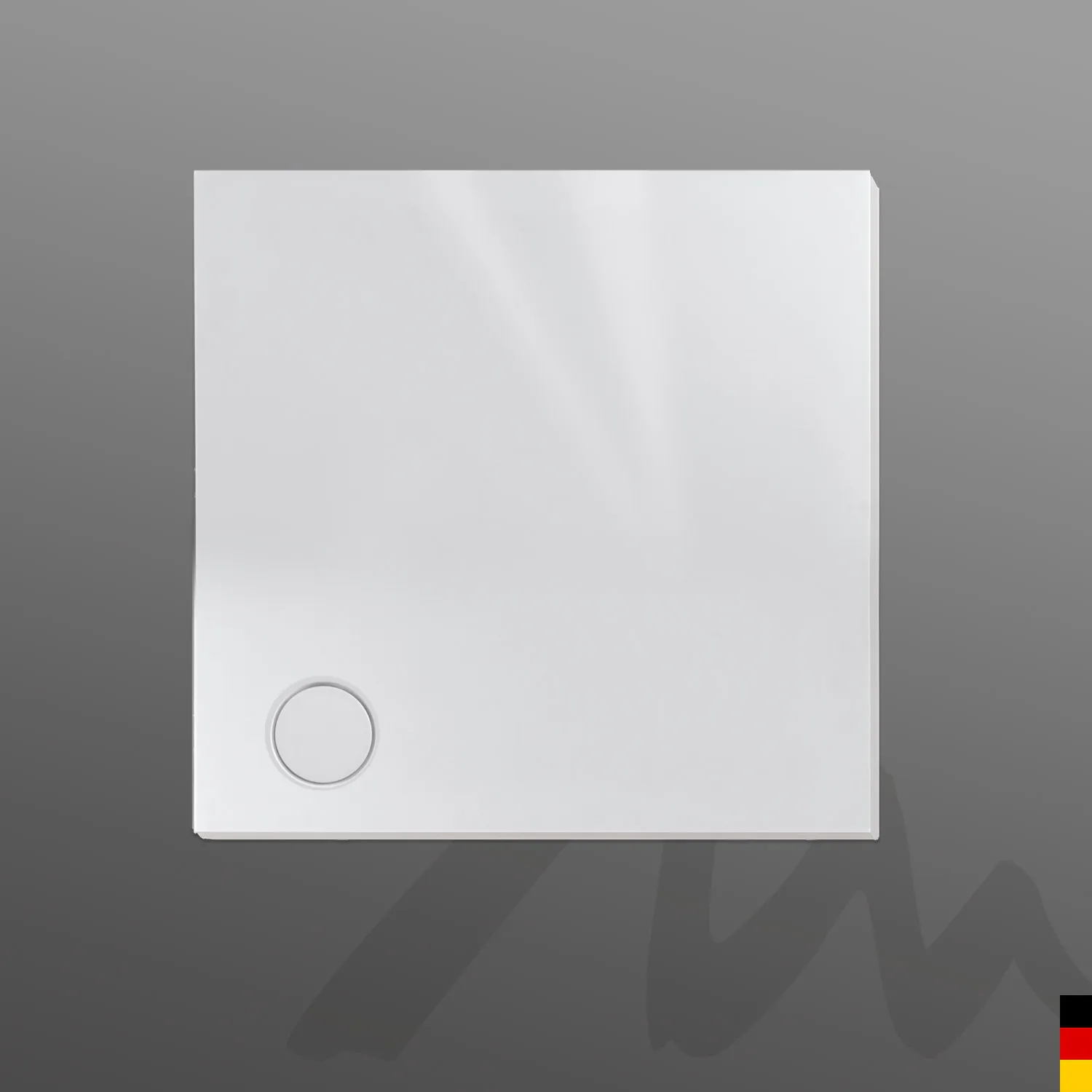 Mauersberger Duschwanne „davisi“ 800 × 800 mm in Weiß