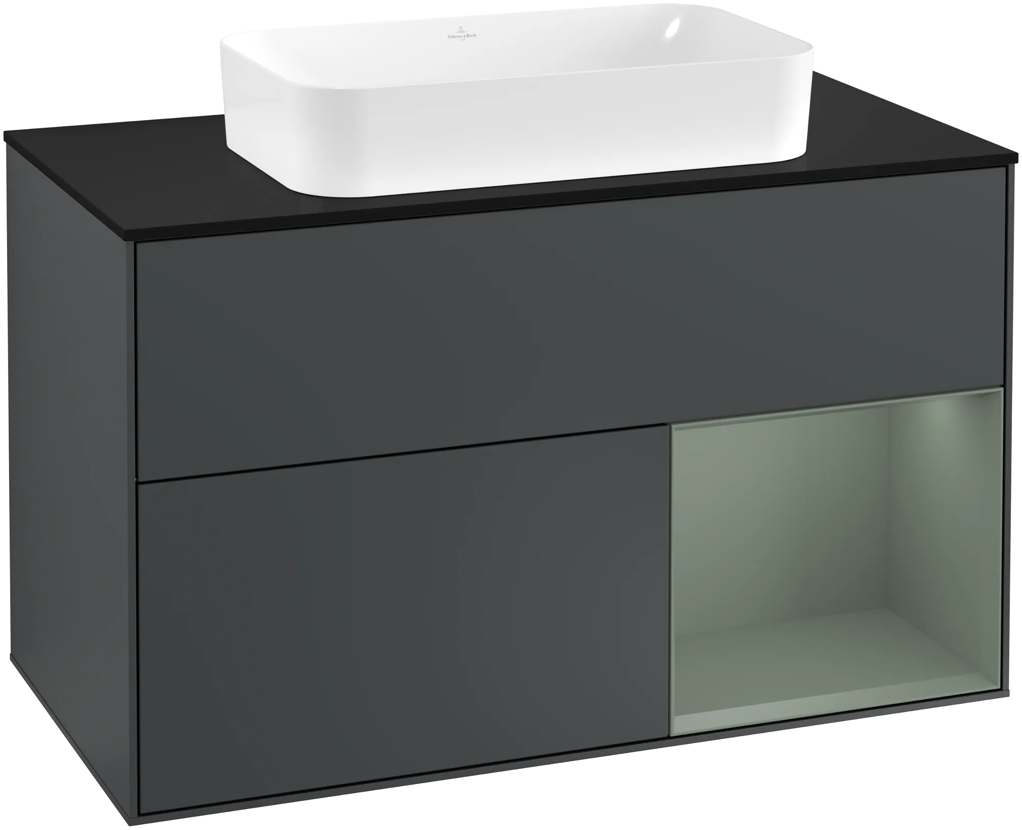 Villeroy & Boch Finion Waschbeckenunterschrank G25, 1000x603x501mm, Midnight Blue Matt