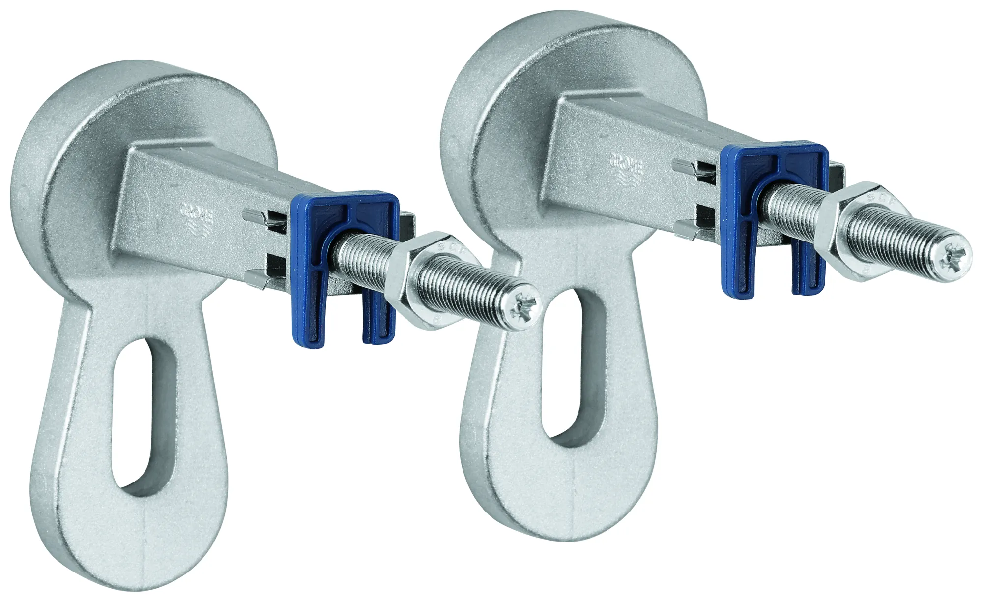 Grohe Wandwinkel Rapid SL für Vorwand-Montage, Tiefenverstellung 130-230 mm, 2 Stück