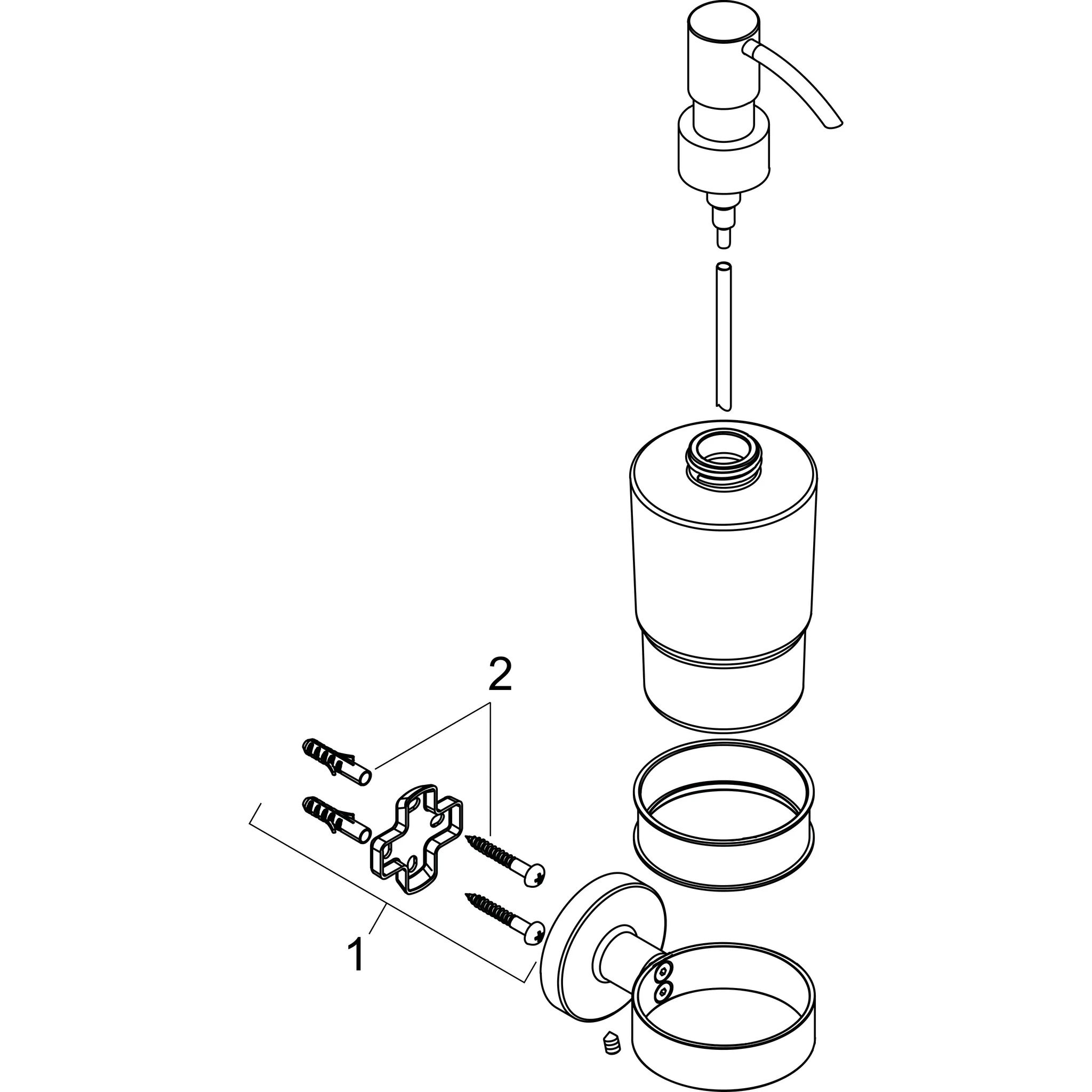 Seifenspender Logis Universal chrom Seifenspender Logis Universal chrom