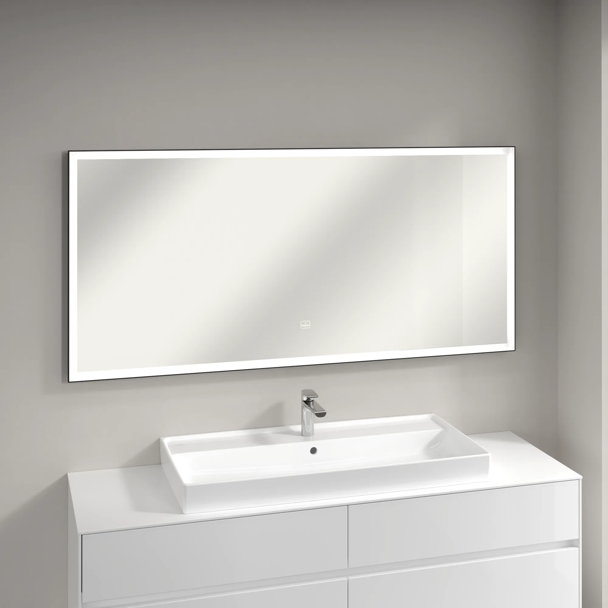Villeroy & Boch Spiegel „Subway 3.0“ 1600 × 750 mm in BiColour (Black Matt, White Matt) Villeroy & Boch Spiegel „Subway 3.0“ 1600 × 750 mm in BiColour (Black Matt, White Matt)