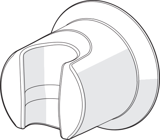 HA Wandhalter HANSA 0443 Chrom