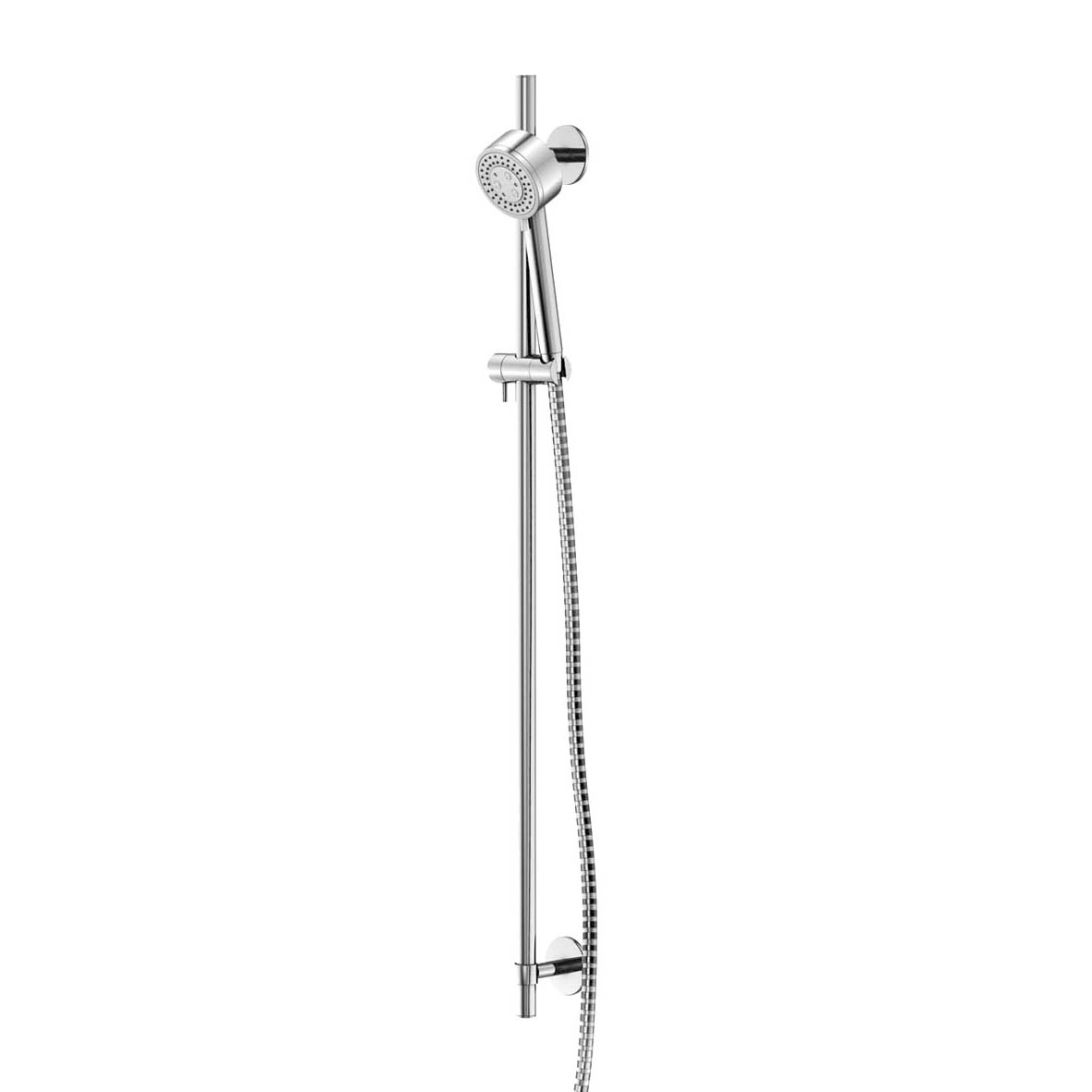 Serie 100 Brausegarnitur mit Designhandbrause/3 Strahlarten, Brauseschlauch 180 cm und Brausestange 90 cm Serie 100 Brausegarnitur mit Designhandbrause/3 Strahlarten, Brauseschlauch 180 cm und Brausestange 90 cm