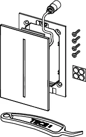 filo Sensorblende, Kunststoff Chrom glänzend filo Sensorblende, Kunststoff Chrom glänzend