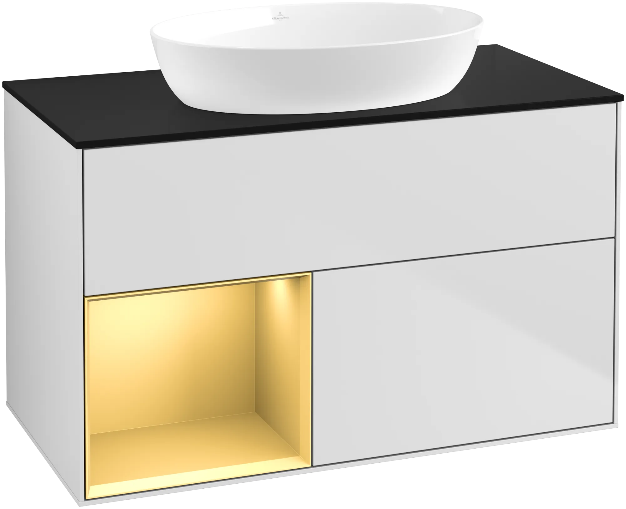 Villeroy & Boch Finion Waschbeckenunterschrank GA1 1000x603x501mm mit Beleuchtung