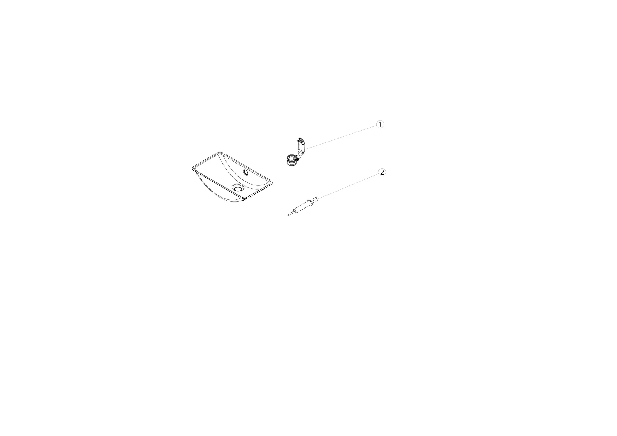 Waschbecken „R-Serie“ 290 × 144 mm mit ProShield Waschbecken „R-Serie“ 290 × 144 mm mit ProShield
