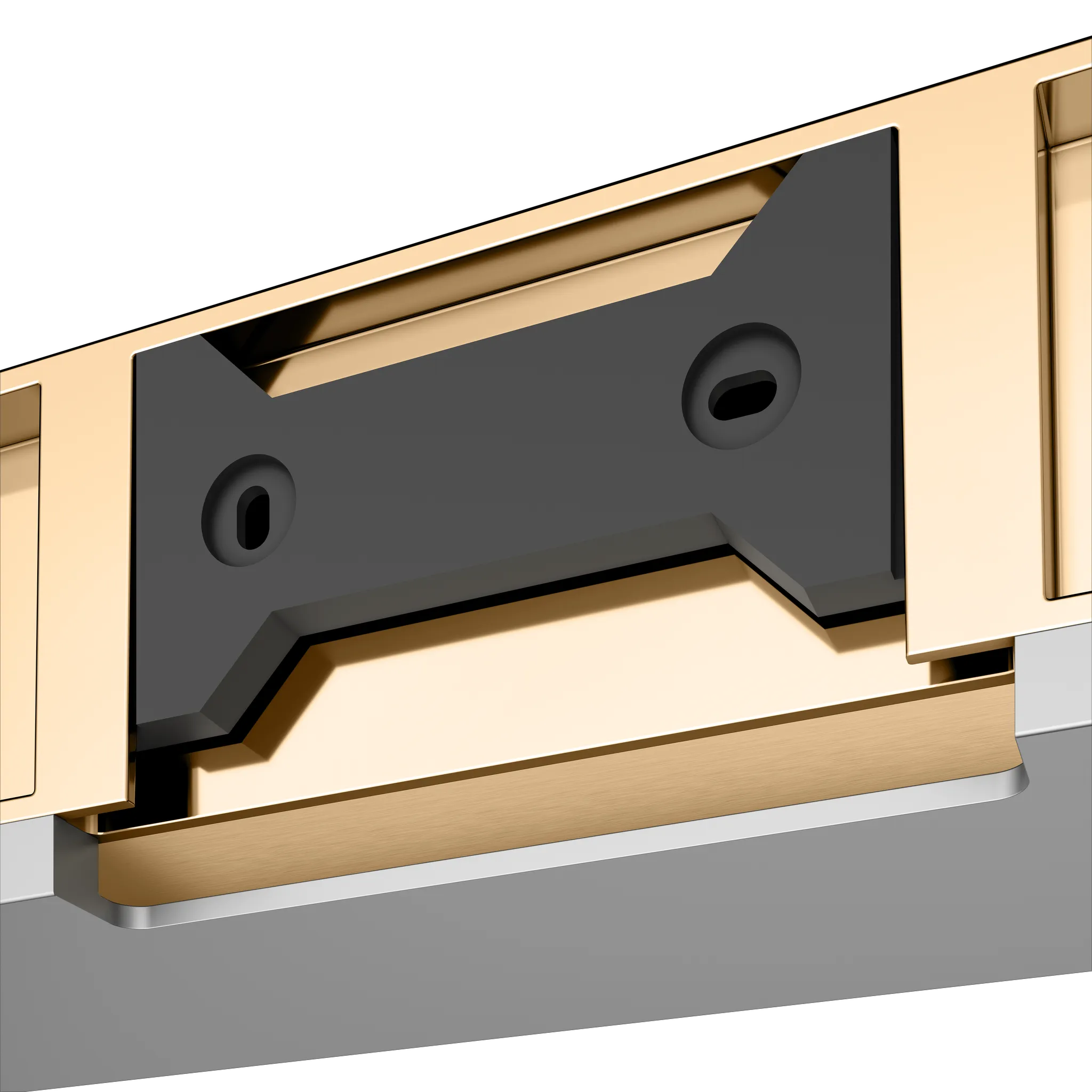 KEUCO EDITION 11 Duschablage Messing gebürstet / Alu
