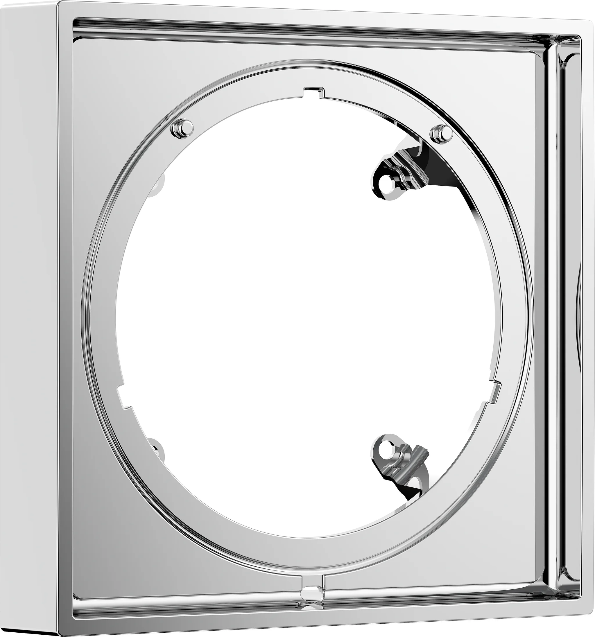 Hansgrohe AXOR ShowerSelect ID Verlängerungsrosette eckig, Chrom, 170 x 170 mm, Verlängerung 22 mm