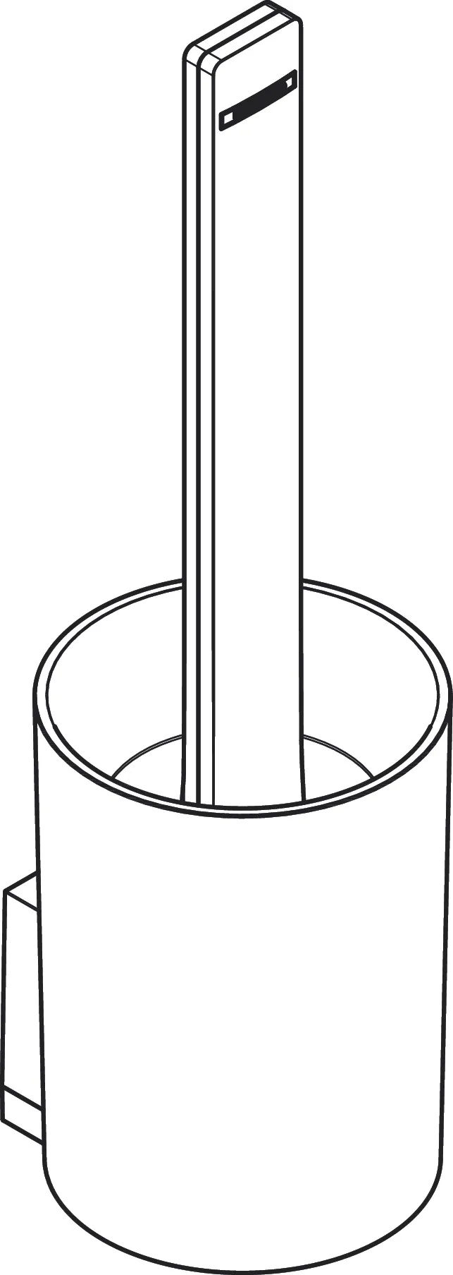 Hansgrohe WallStoris Toilettenbürstenhalter, Mattweiß Hansgrohe WallStoris Toilettenbürstenhalter, Mattweiß