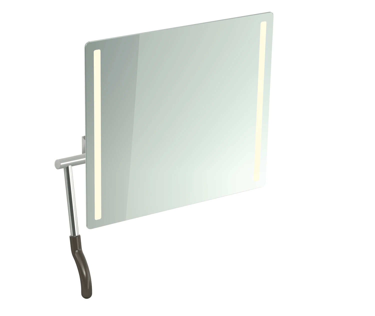 HEWI Kippspiegel „Serie 802 LifeSystem“ 60 × 54 cm in Umbra