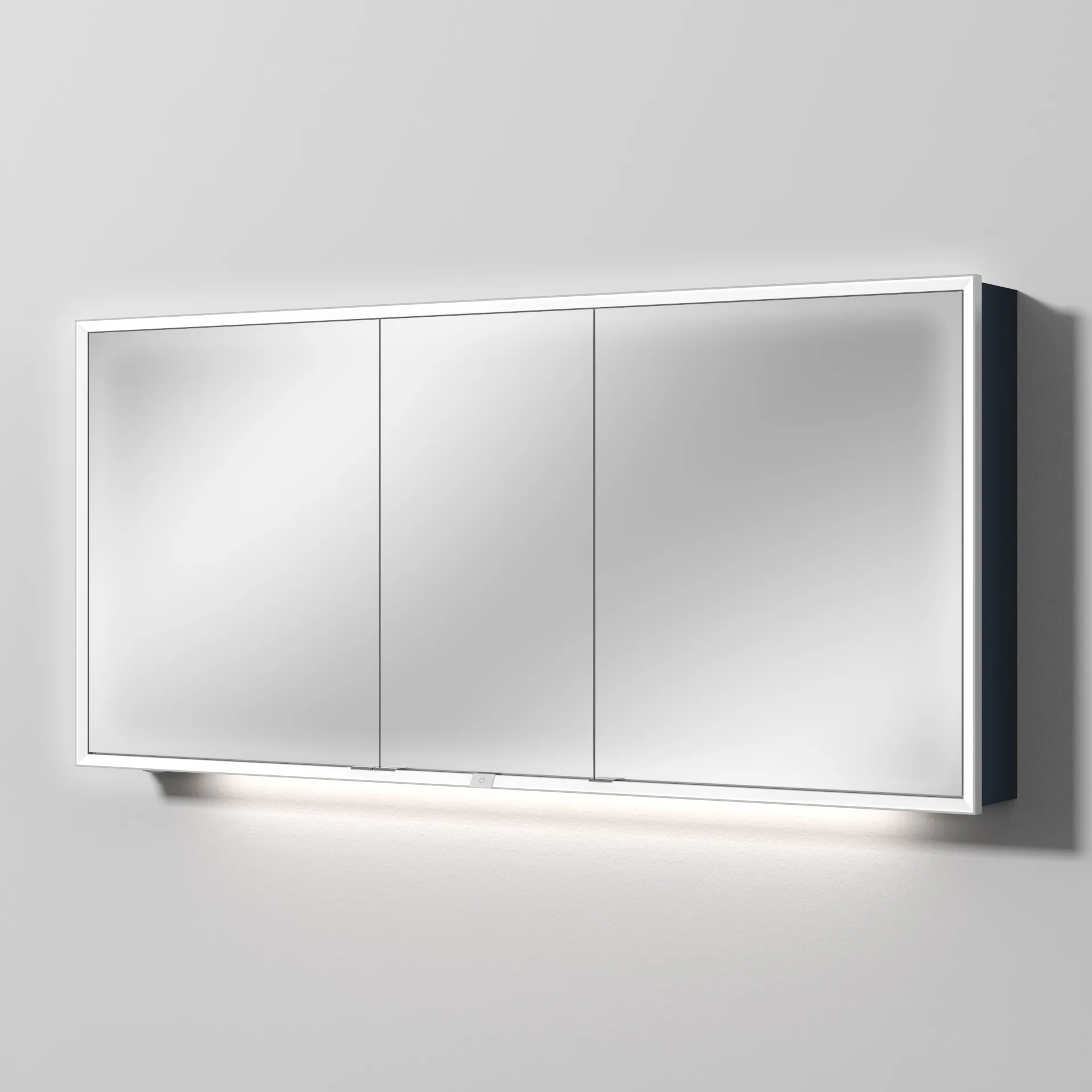 Sanipa Spiegelschrank „Milo“ 160 × 75 × 16,8 cm in Marine (matt)