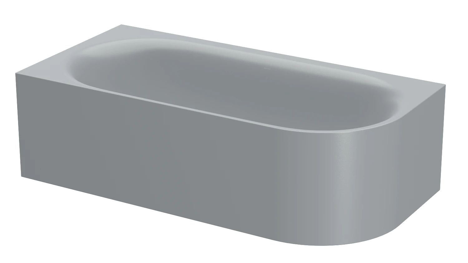 Bette oval Badewanne „BetteLux Oval IV Silhouette“ 195 × 95 cm in Quartz
