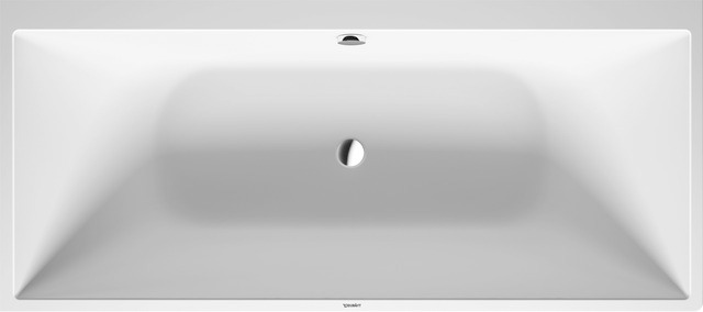 Duravit Badewanne „DuraSquare“ vorwand rechteck 180 × 80 cm, links in Weiß