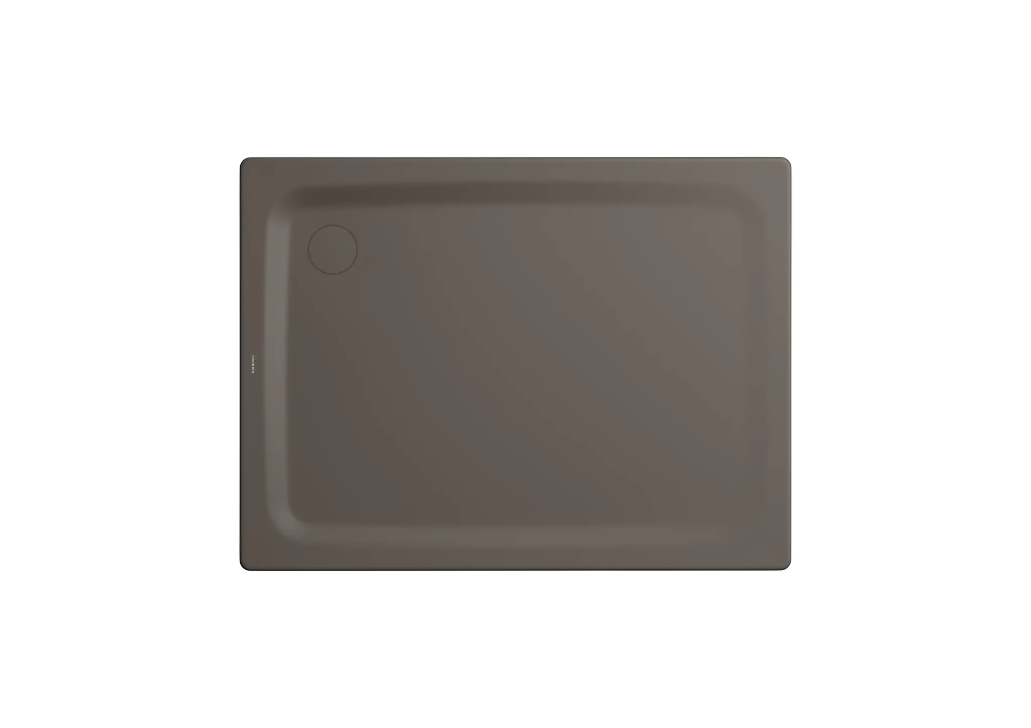 Kaldewei rechteck Duschwanne „Superplan Classic“ 90 × 120 cm ohne Oberflächenbeschichtung, mit Perl-Effekt, in warm grey 80