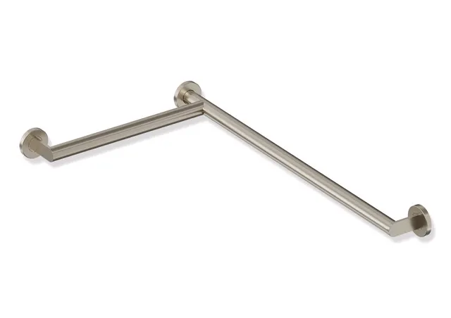 Dusch-, Wannenhandlauf des Systems 900, Edelstahl, PVD, waagerechte Längen 765 mm und 475 mm, D: 32 mm, Ausführung links, in Farbe CK (messing glänzend) Dusch-, Wannenhandlauf des Systems 900, Edelstahl, PVD, waagerechte Längen 765 mm und 475 mm, D: 32 mm, Ausführung links, in Farbe CK (messing glänzend)