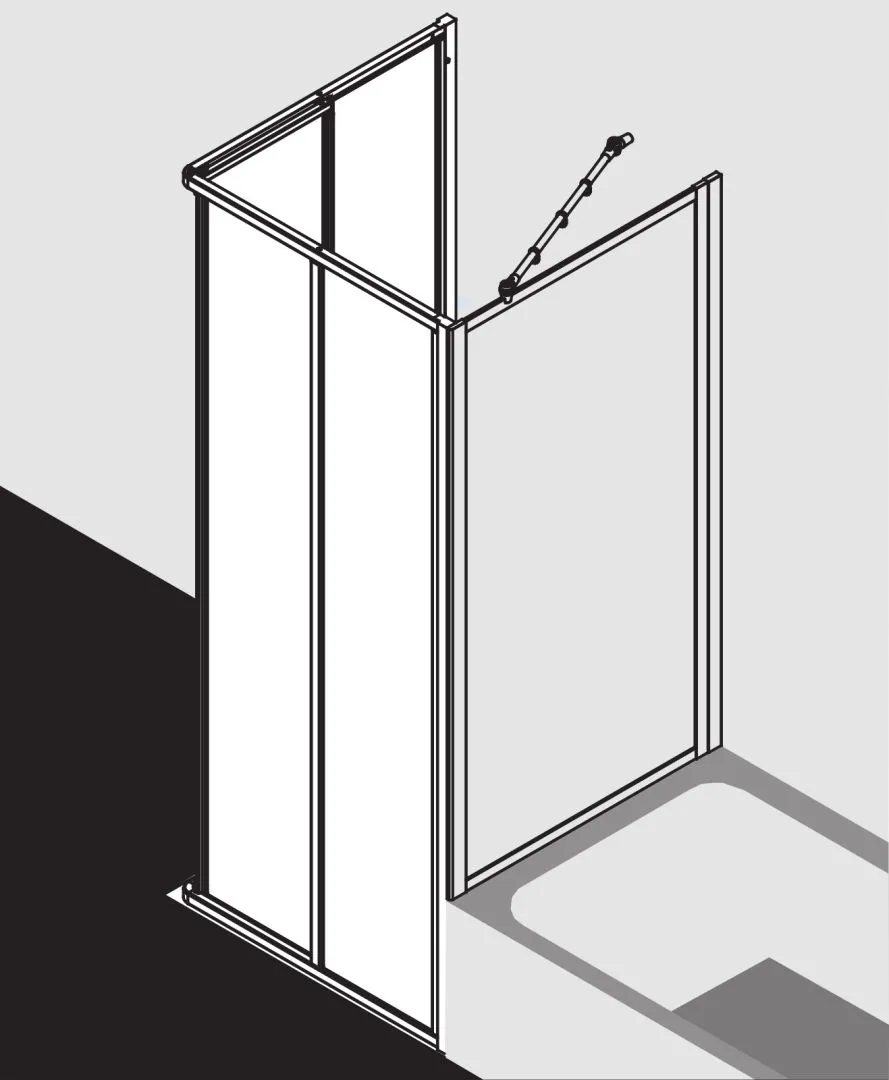 Kermi Duschtür Eckeinstieg 2-teilig (Gleittüren) Halbteil „NOVA 2000“ Glas Kerolan Fontana, Profile Silber Mattglanz, BV: 720 - 742 mm WE: 730 - 752 mm H: 2000 mm Kermi Duschtür Eckeinstieg 2-teilig (Gleittüren) Halbteil „NOVA 2000“ Glas Kerolan Fontana, Profile Silber Mattglanz, BV: 720 - 742 mm WE: 730 - 752 mm H: 2000 mm