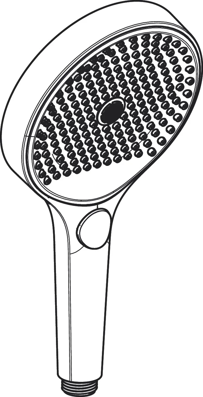 Hansgrohe Rainfinity Handbrause 130 mm, 3 Strahlarten, EcoSmart+, Chrom