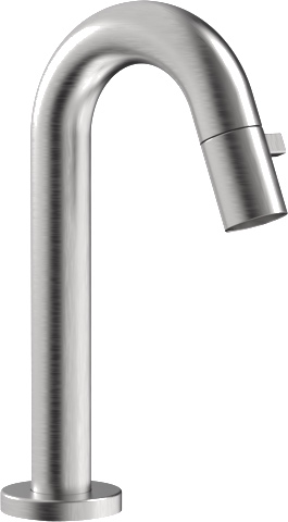 Einhebelmischer Waschtischbatterie NOVA Style 5093 Ausladung 94 mm DN15 Edelstahl-Look Einhebelmischer Waschtischbatterie NOVA Style 5093 Ausladung 94 mm DN15 Edelstahl-Look