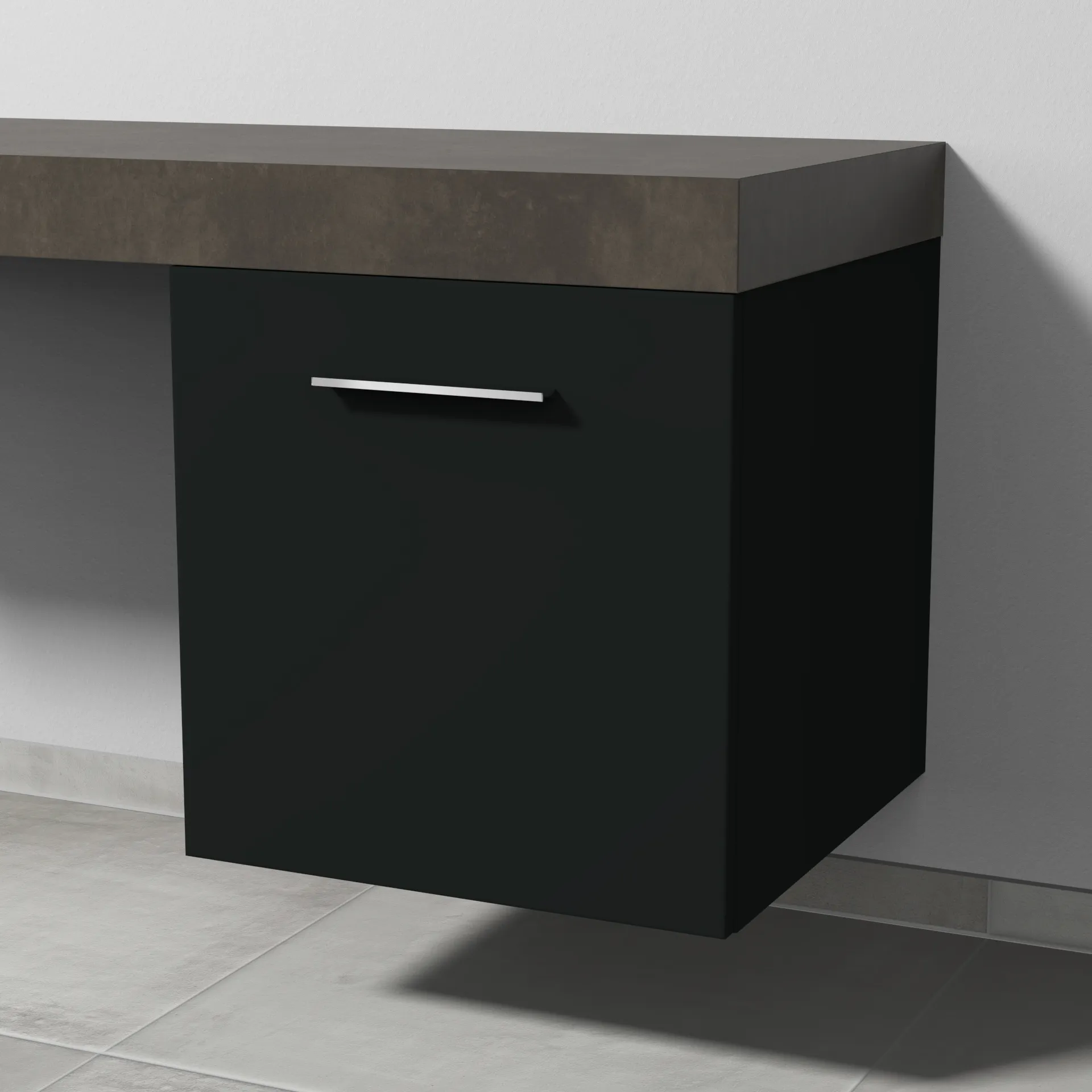 Sanipa Anbauschrank „2morrow“ 500 × 510 × 520 mm in Vulkan (matt)