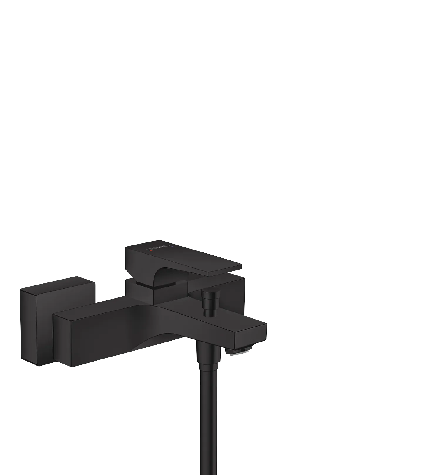 Hansgrohe Metropol Einhebel-Wannenmischer Aufputz mattschwarz, Ausladung 180 mm, Stichmaß 150 ± 12 mm, Normalstrahl, max. Durchfluss 22 l/min Hansgrohe Metropol Einhebel-Wannenmischer Aufputz mattschwarz, Ausladung 180 mm, Stichmaß 150 ± 12 mm, Normalstrahl, max. Durchfluss 22 l/min