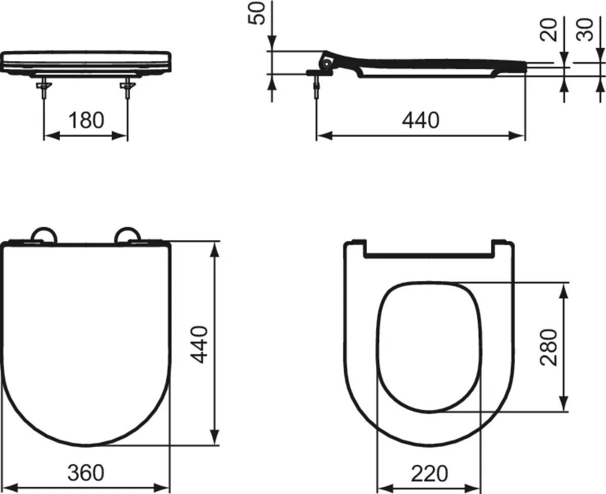 Ideal Standard WC-Sitz „LaDolceVita“