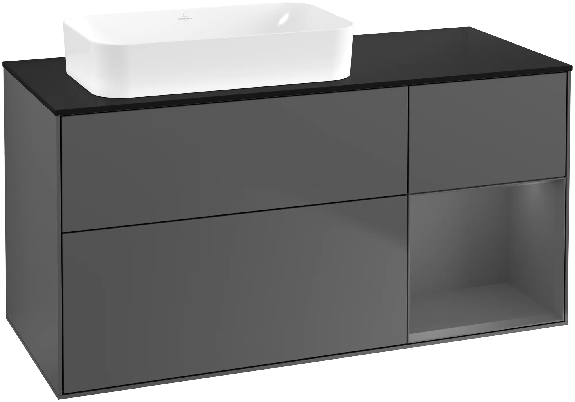 Villeroy & Boch Finion Waschbeckenunterschrank G69, anthrazit