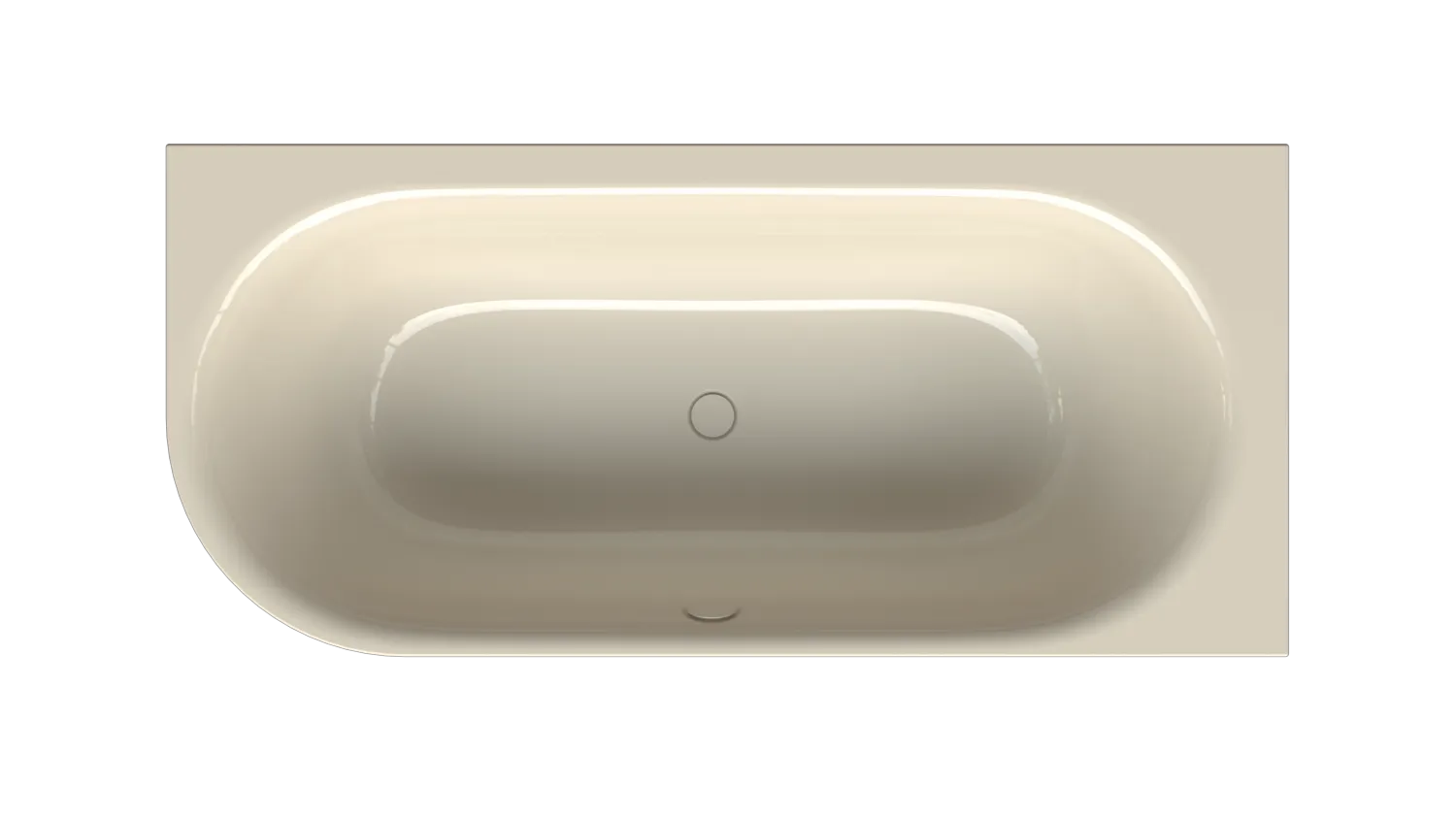 Bette BetteLux Oval V Silhouette Badewanne, Eck, Sonderform, 1750x800x450 mm, Pergamon, glasierter Titan-Stahl, 2-Sitzer, Schürzen-Badewanne Bette BetteLux Oval V Silhouette Badewanne, Eck, Sonderform, 1750x800x450 mm, Pergamon, glasierter Titan-Stahl, 2-Sitzer, Schürzen-Badewanne