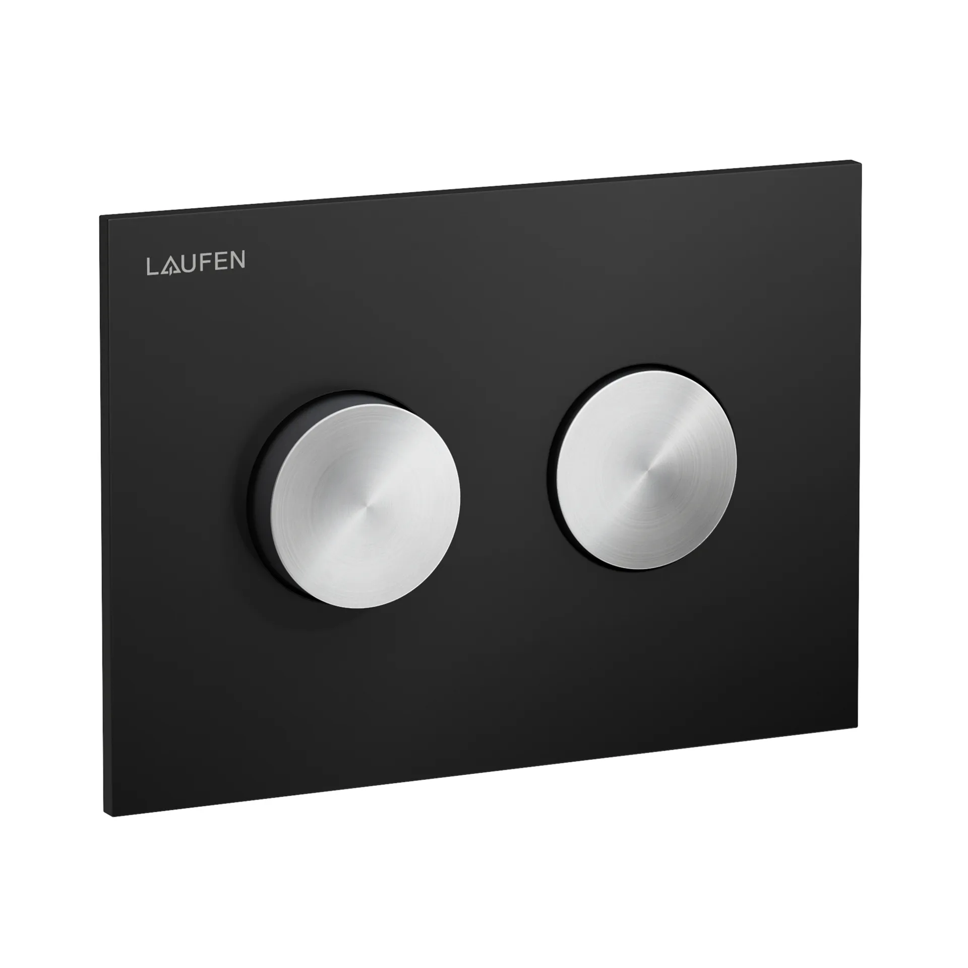 Laufen Betätigungsplatte GROOVE INEO 203x145x6, schwarz matt/Tasten Edstelstahl gebürstet Laufen Betätigungsplatte GROOVE INEO 203x145x6, schwarz matt/Tasten Edstelstahl gebürstet