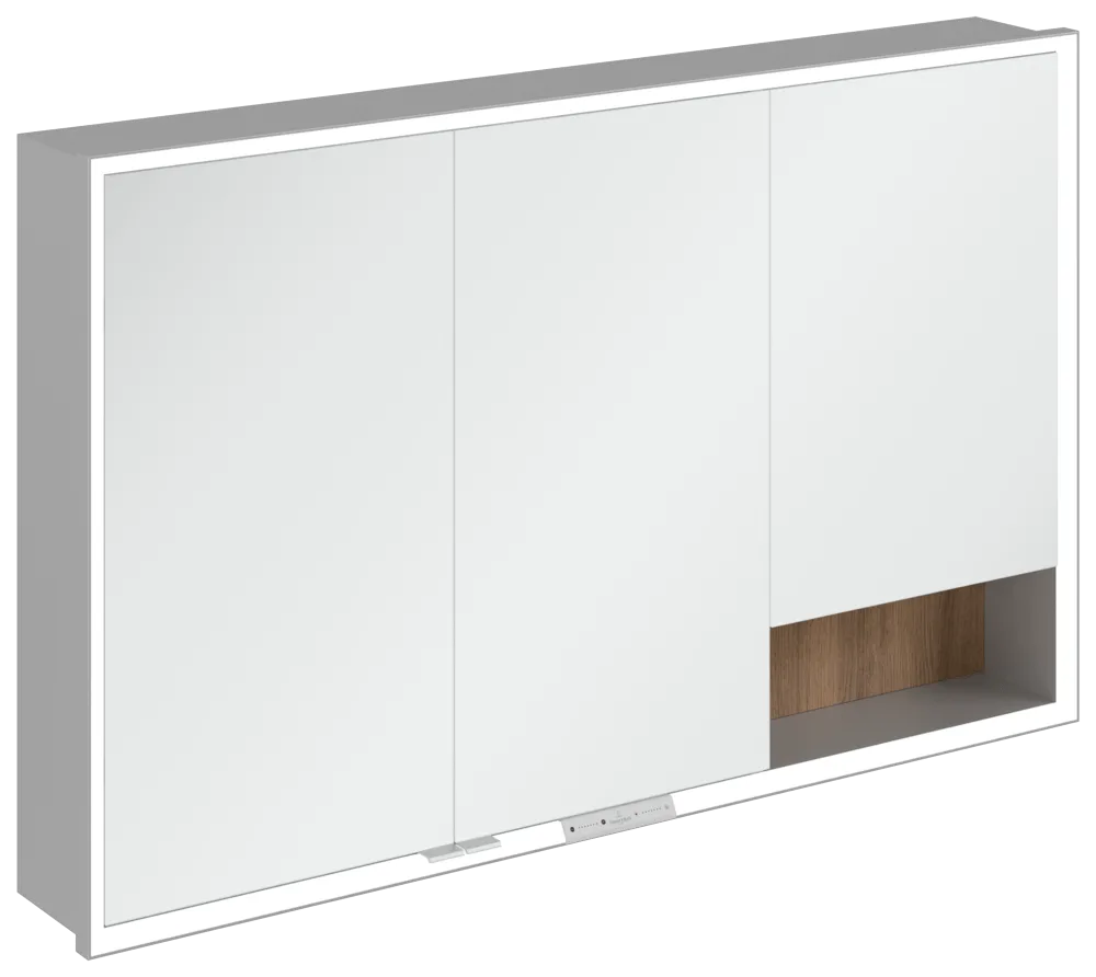 Villeroy & Boch Einbau-Spiegelschrank „My View+“ 1200 × 750 × 168 mm in Kansas Oak