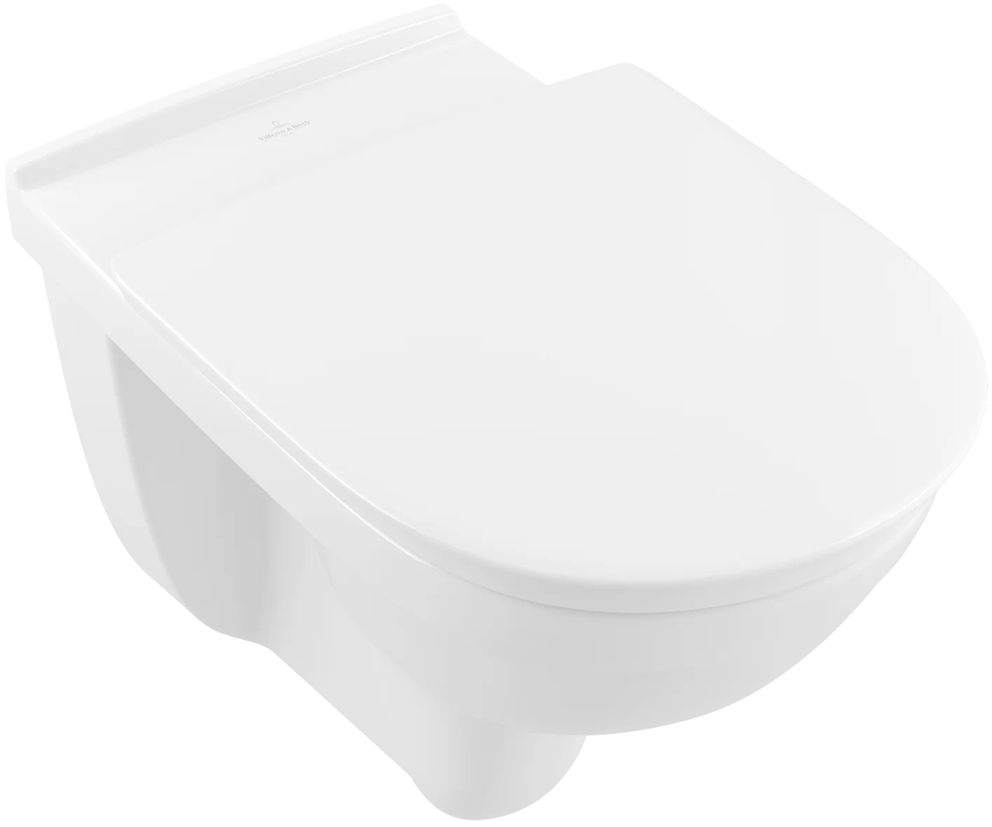 Villeroy & Boch Tiefspül-WC ViCare spülrandlos 4695R0 Oval wandhängend Weiß Alpin CeramicPlus