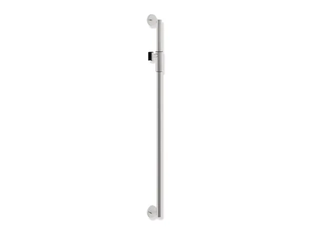 Brausehalterstange, Edelstahl, schliff, Achsmaß 1100 mm, D: 32 mm, mit magnetischem Brausehalter Brausehalterstange, Edelstahl, schliff, Achsmaß 1100 mm, D: 32 mm, mit magnetischem Brausehalter