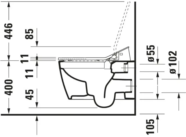 Duravit WC-Sitz mit Unterdusche (elektrisch) „SensoWash® Slim“