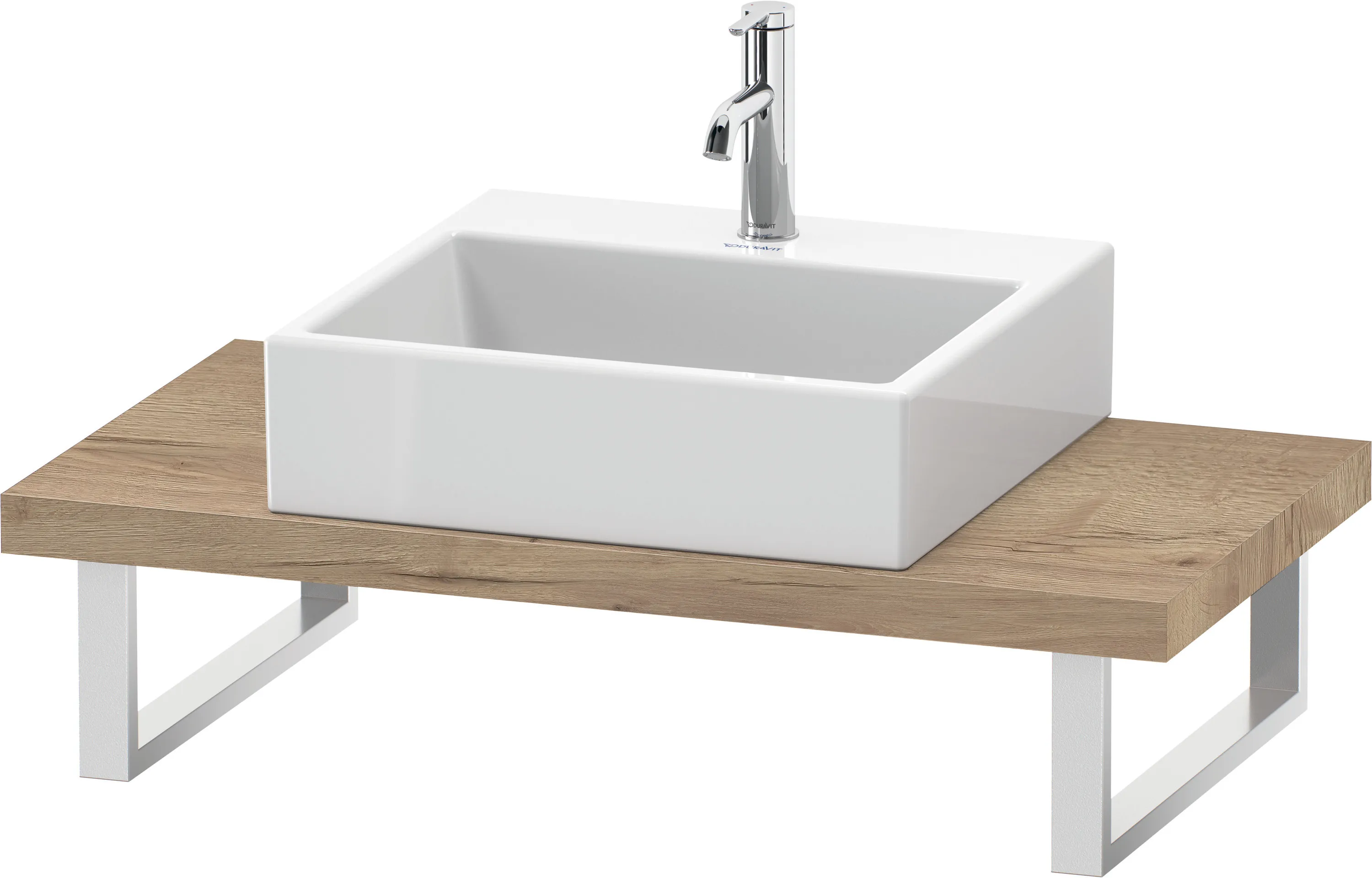 Duravit Konsole „L-Cube“ in Eiche Marmoriert