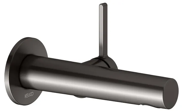 Edition 400 Einhebel-Waschtischmischer UP Ausladung 165 mm Titanschwarz gebürstet