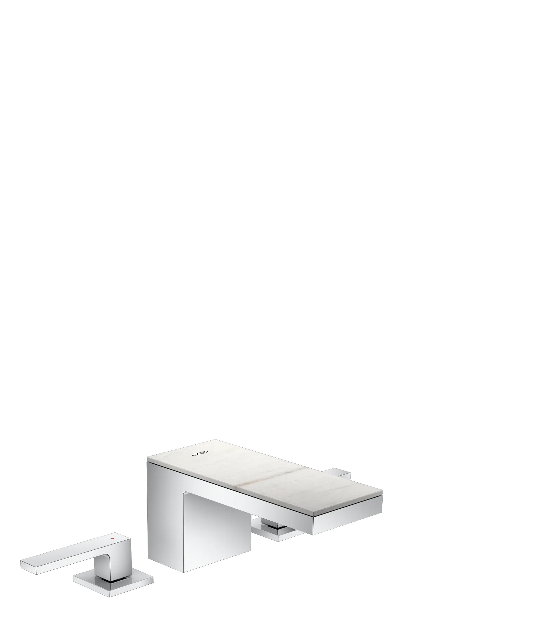 Hansgrohe AXOR MyEdition 3-Loch Waschtischarmatur 70 mit Push-Open Ablaufgarnitur, Chrom Hansgrohe AXOR MyEdition 3-Loch Waschtischarmatur 70 mit Push-Open Ablaufgarnitur, Chrom