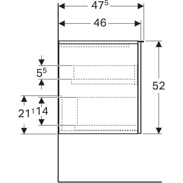 Geberit Hochschrank „Acanto“ Geberit Hochschrank „Acanto“