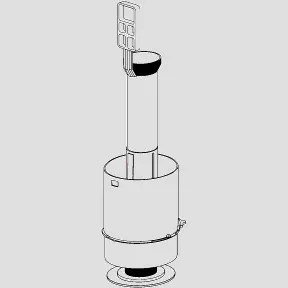 SANIT Ablaufarmatur Spülkasten 928 und 928U SANIT Ablaufarmatur Spülkasten 928 und 928U