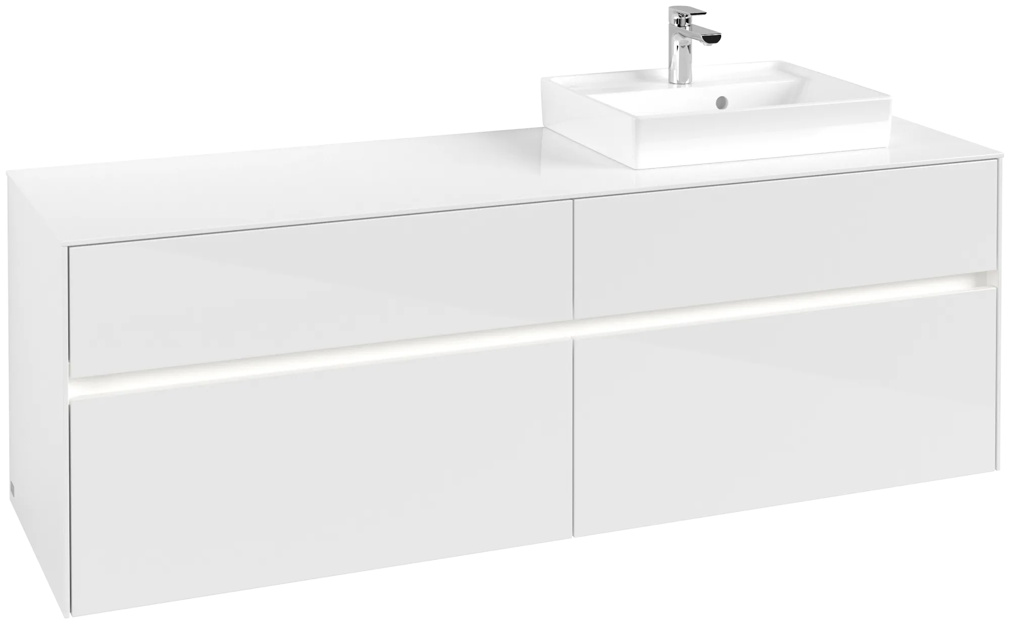 Villeroy & Boch Collaro Waschbeckenunterschrank C079B0 Glossy White