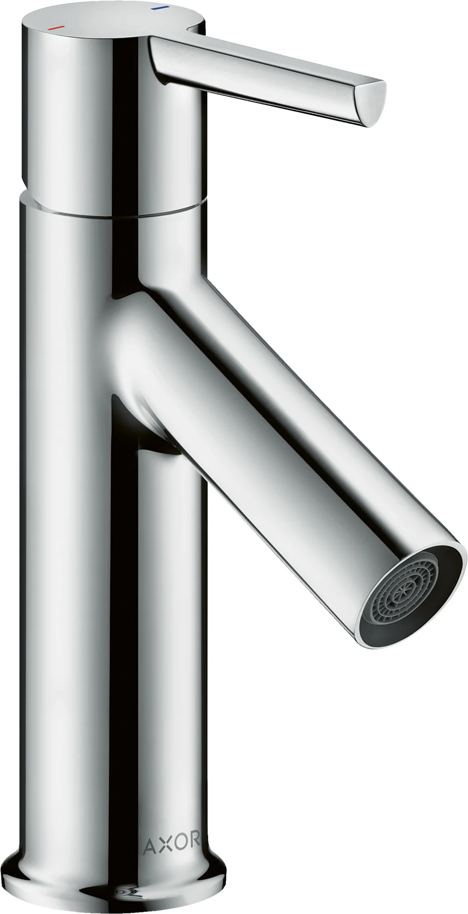 Hansgrohe AXOR Starck Einhebel-Waschtischmischer 80, Chrom, Ausladung 86 mm, Auslaufhöhe 75 mm, Hebelgriff, Normalstrahl, max. Durchfluss 5 l/min