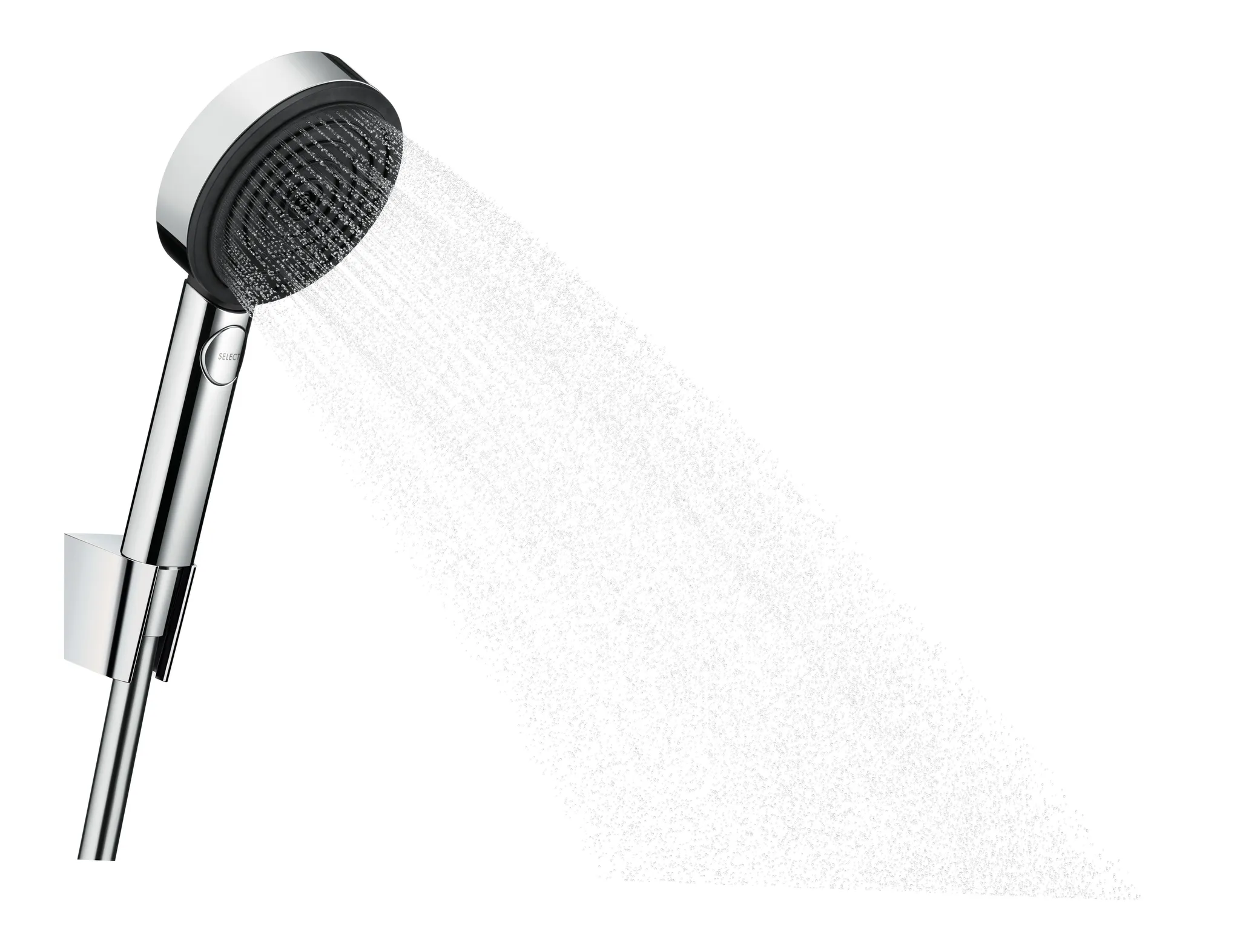 Porterset Pulsify 105 3jet mit Brauseschlauch 1250mm chrom Porterset Pulsify 105 3jet mit Brauseschlauch 1250mm chrom