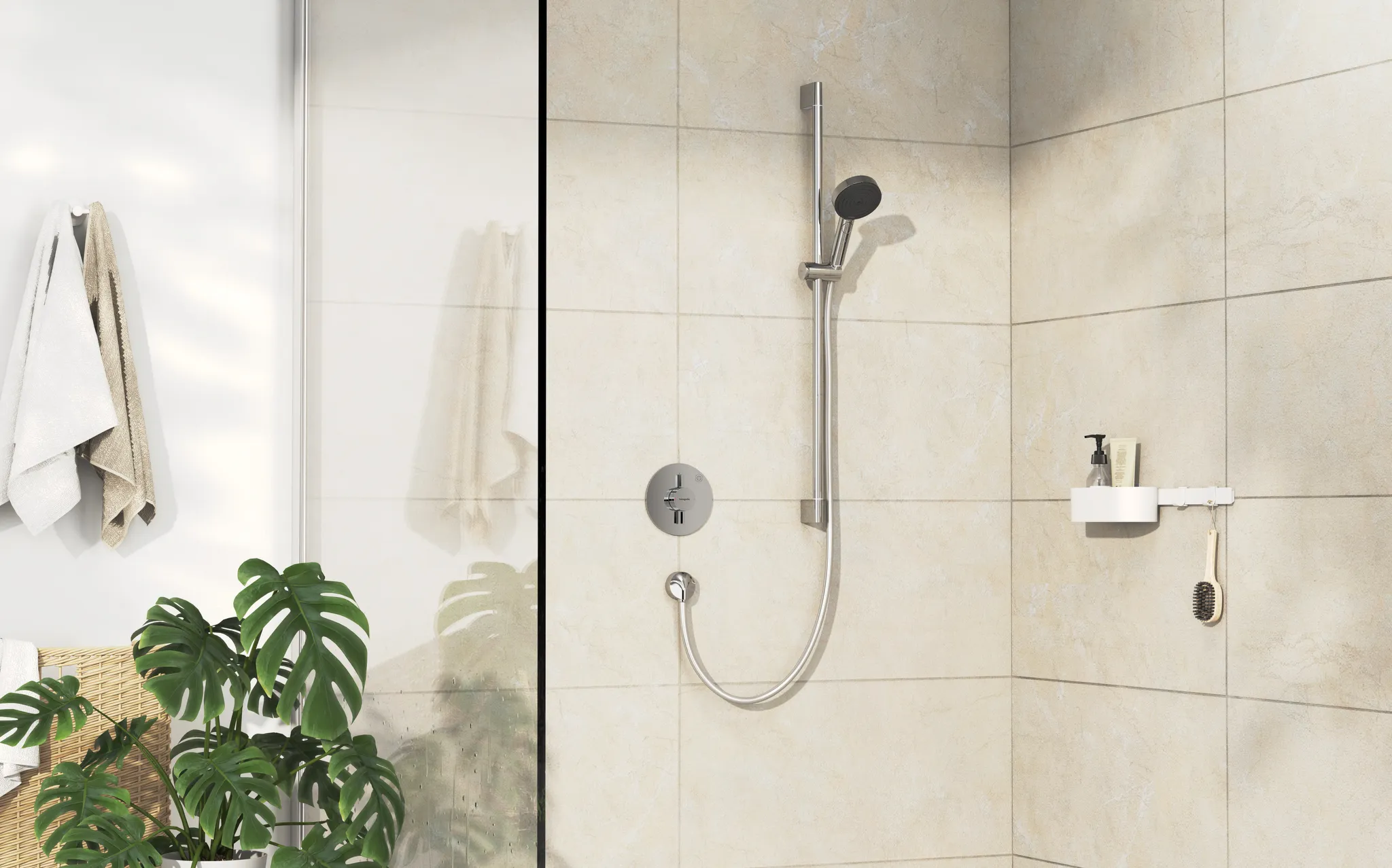 Hansgrohe DuoTurn S Mischer Unterputz für 1 Verbraucher, Chrom Hansgrohe DuoTurn S Mischer Unterputz für 1 Verbraucher, Chrom