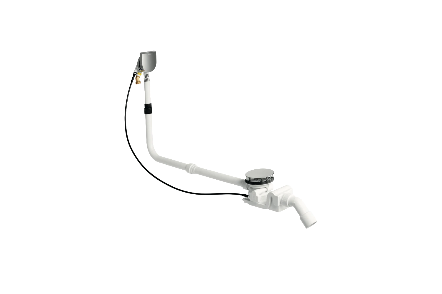 Bette Ab- und Überlaufgarnitur mit Zulauf „Plus 5“ Modell B622 1070 mm Bette Ab- und Überlaufgarnitur mit Zulauf „Plus 5“ Modell B622 1070 mm