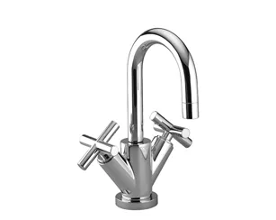 Waschtisch-Einlochbatterie mit Ablaufgarnitur TARA Chrom 22302892